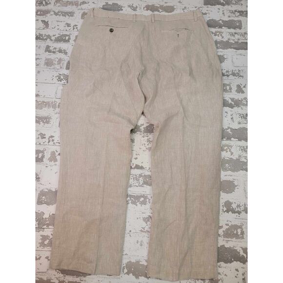 2592 Tasso Elba Men's 100% Linen‎ Pants Size 38x30 - Picture 2 of 5